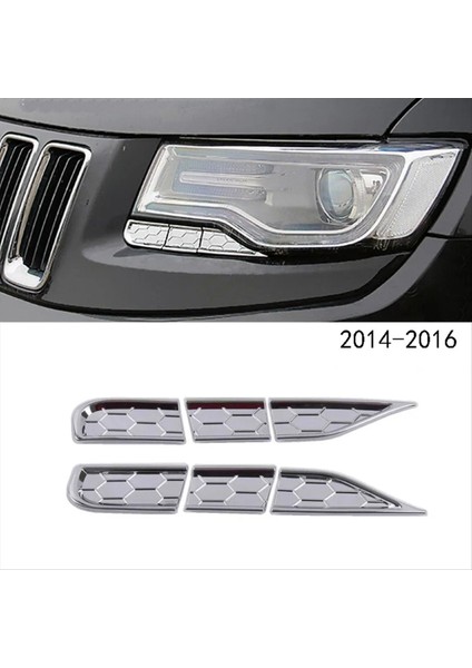 1set Ön Far Temizleme Dekoratif Panel Kapağı Jeep Grand Cherokee 2014-2016 (Yurt Dışından) indirimleri