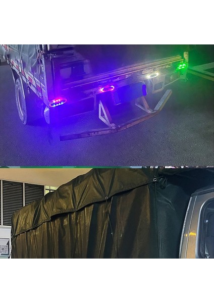 2pcs Kablosuz LED Güneş Flaşı Motosiklet Araç Bisiklet Kamyonu Için Işık Su Geçirmez Kamyon Karşıtı Karşıtı Uyarı Işık Sinyal Lambası (Yurt Dışından) indirimleri