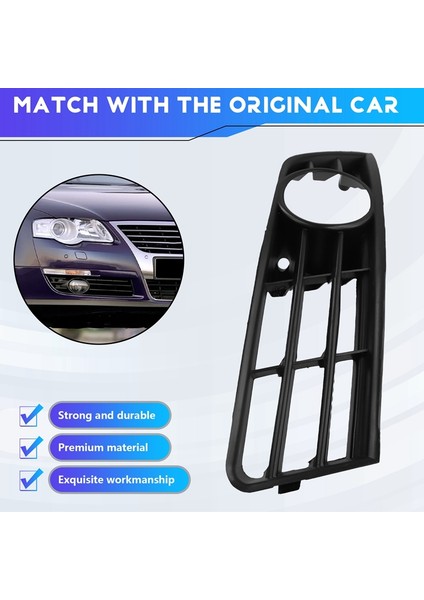 Vw Passat B6 2006-2010 3C0853665A Lhd Için Sağ Ön Sis Lamba Kapağı Izgara (Yurt Dışından) fırsatları