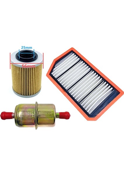 Motosiklet Hava Filtresi ve Yağ Yakit Filtresi Odes 650 800 1000 Atv 21170101731 13204060001 13204060000 21040111601 (Yurt Dışından)