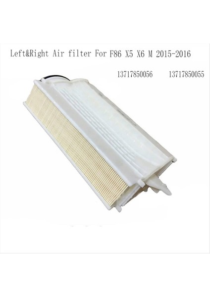 13717850056 Bmw F86 X5 X6 M 2015-2016 13717850055 Için Araba Sol ve Sağ Hava Filtresi (Yurt Dışından) fırsatları
