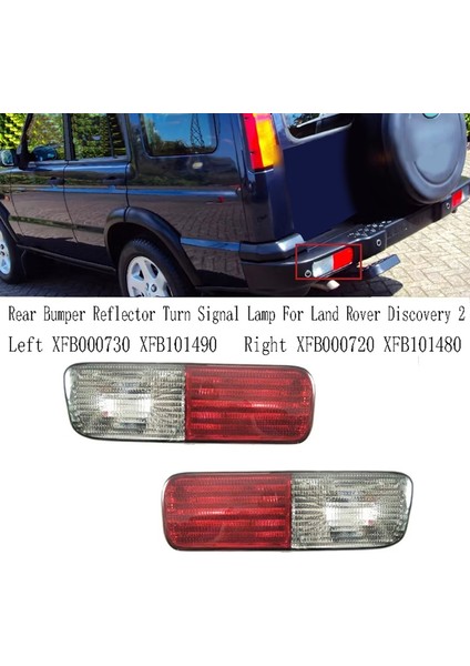 Arka Tampon Reflektör Dönüş Sinyali Göstergesi Fren Lambası Fren Ters Lambası Land Rover Discovery 2 A Için (Yurt Dışından) fiyatları