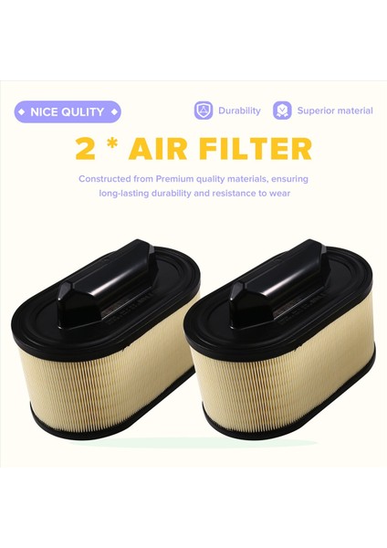 1 Maserati Quattroporte / Levante / Ghibli Için Çift Motor Hava Filtresi Iıı 670001545 70553271 Araç Aksesuarları (Yurt Dışından) fırsatları