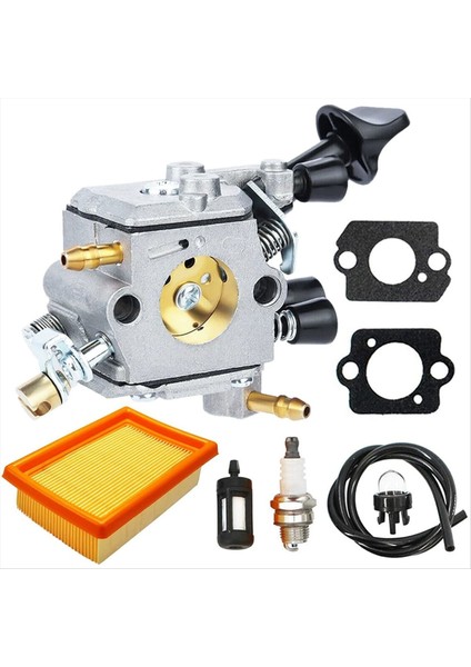 Stıhl BR350 BR350Z BR430 SR430 SR431 SR450 BR430Z Sırt Çantası Üfleyici Zama C1Q-S210 Için Karbüratör Hava Filtre Kiti (Yurt Dışından)