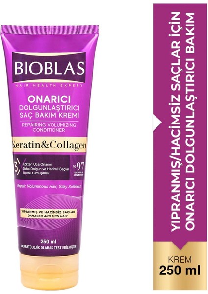 Bıoblas Onarıcı ve Dolgunlaştırıcı Saç Bakım Kremi