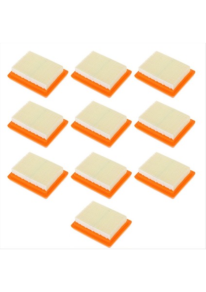 Stıhl FS120 FS200 FS250 FS300 FS350 FS400 FS450 Döşeme Motoru Için 10 Adet Hava Filtresi Temizleyici (Yurt Dışından)