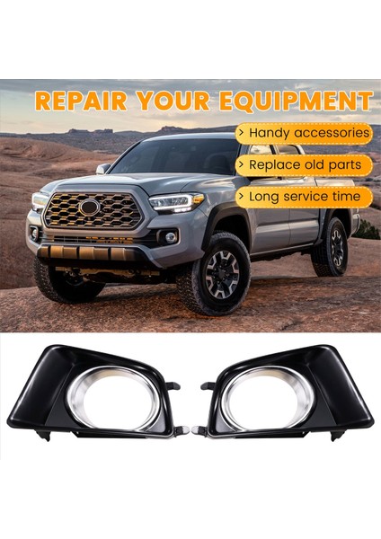 Toyota Tacoma Için 2012-2015 Sol Sol Sis Izgara Kapağı Kaplama 8148104020 8148204020 (Yurt Dışından) fırsatları