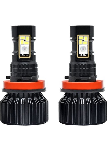 Araba LED Rgb Far Far Uygulaması Bluetooth Uyumlu Kontrol Çok Renk LED Sis Farları Ampuller, H8 H9 H11 (Yurt Dışından) indirimleri