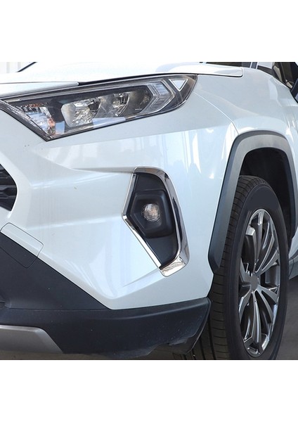 Ön Sis Lamba Işığı Araba Çerçeve Yerleşimi Dekorasyon Kapak Trim Toyota Rav4 Rav 4 XA50 2019 - 2024 Karbon Fiber Için Fit (Yurt Dışından) modelleri