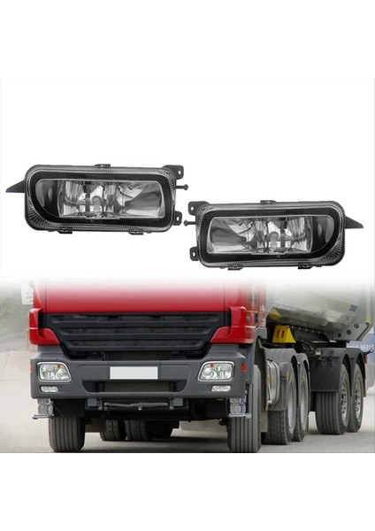 1paır Ön Tampon LED Sis Lambası Assy A9438200156 A9438200056 Mercedes Benz Actros Mp2 Mp3 Kamyon LED Sürüş Işıkları (Yurt Dışından) fırsatları