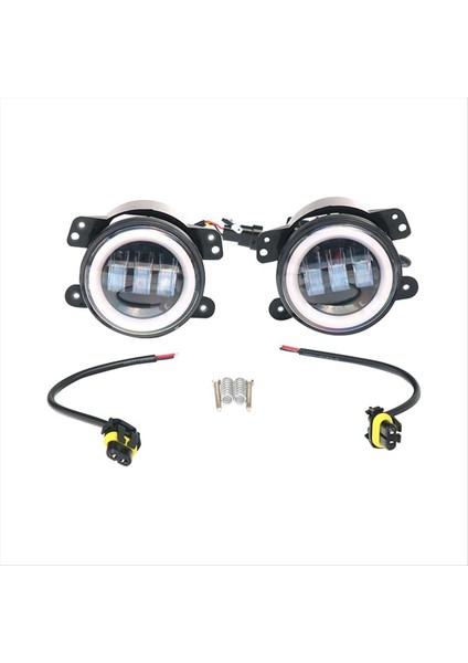 Land Rover Range Rover Discovery Için Sis Farları Montajı 4 Lr2 2010-2016 Angel Göz Başı Işığı LED Gündüz Koşu Işığı (Yurt Dışından)