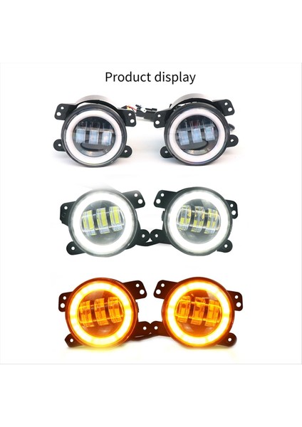 Land Rover Range Rover Discovery Için Sis Farları Montajı 4 Lr2 2010-2016 Angel Göz Başı Işığı LED Gündüz Koşu Işığı (Yurt Dışından) fiyatları