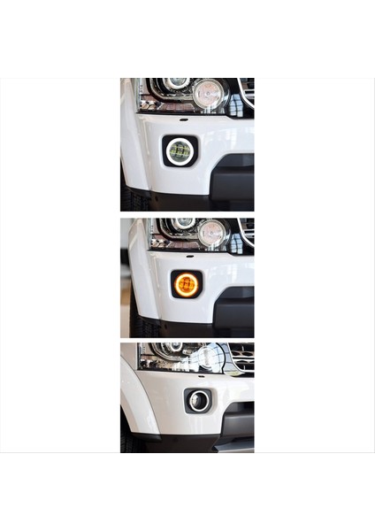 Land Rover Range Rover Discovery Için Sis Farları Montajı 4 Lr2 2010-2016 Angel Göz Başı Işığı LED Gündüz Koşu Işığı (Yurt Dışından) modelleri