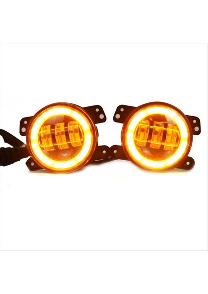 Land Rover Range Rover Discovery Için Sis Farları Montajı 4 Lr2 2010-2016 Angel Göz Başı Işığı LED Gündüz Koşu Işığı (Yurt Dışından) fırsatları