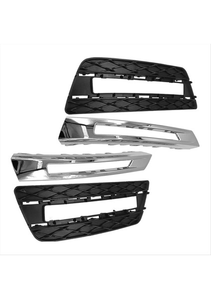 Sol Ön Tampon Gündüz Koşan Sis Işık Kapağı Kaplama Izgara Mercedes Benz GL450 GL350 450 1668843722 1668845322 (Yurt Dışından)