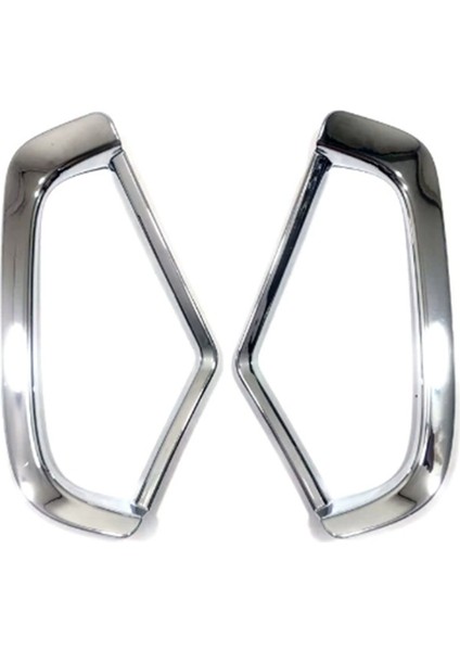 Ön Sis Lamba Işığı Araba Çerçeve Yerleşimi Dekorasyon Kapak Trim Toyota Rav4 Rav 4 XA50 2019 - 2024 Gümüş (Yurt Dışından)