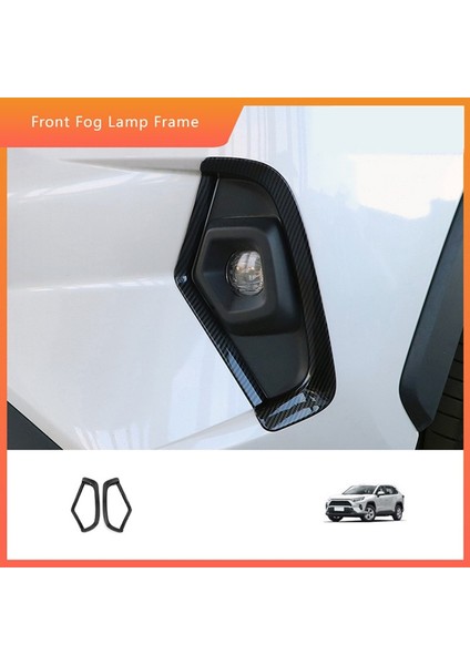 Ön Sis Lamba Işığı Araba Çerçeve Yerleşimi Dekorasyon Kapak Trim Toyota Rav4 Rav 4 XA50 2019 - 2024 Gümüş (Yurt Dışından) fiyatları