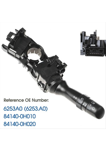 Cruise Control Direksiyon Sütunu Far Sütun Anahtarı Göstergesi Citroen C1 Peugeot 107 Aygo 6253A0 (Yurt Dışından) fırsatları