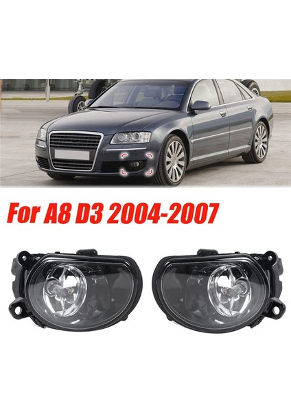 Audi A8 D3 2004-2007 4E0941700A Halojen Ampullerle Sağ Ön Sürüş Sis Lambası Işık Montajı (Yurt Dışından) fırsatları