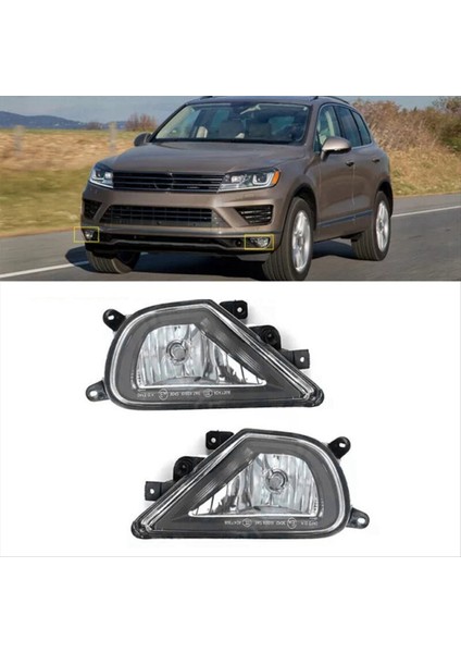 1 Pcs Sağ Sis Far Montajı Ön Tampon Sis Işığı Vw Touareg 2016-2018 7P6941700G 7p6 941 700 G (Yurt Dışından) fiyatları