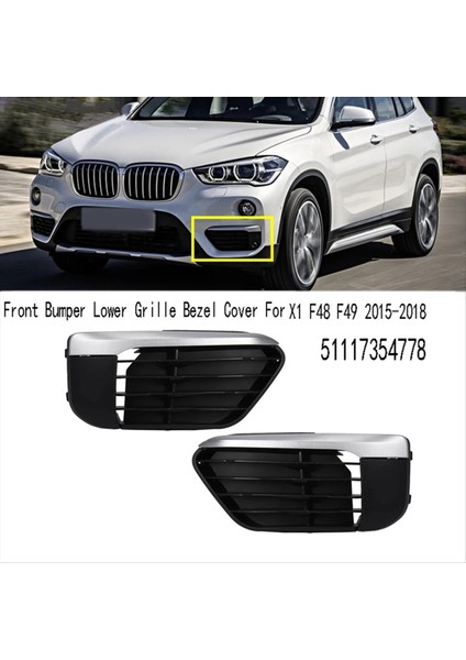 Araba Ön Tampon Bmw X1 F48 F49 2015 2015 2017 2018 51117354778 (Yurt Dışından) modelleri