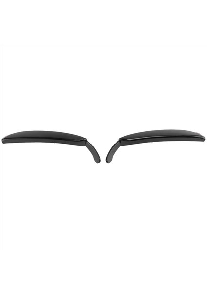 Ön Tampon Sisli Temel Ayırıcı Canard Hava Kapak Trim Mercedes-Benz C Sınıfı W205 C43 Amg 2019+ Parlak Siyah (Yurt Dışından)