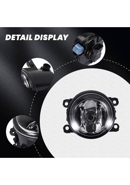 1 Çift Ön Tampon Sis Lambaları Ford Focus Suzuki Için H11 ile Yeni Alto Renault Peugeot Citroen Anti-Bez Lens (Yurt Dışından) indirimleri