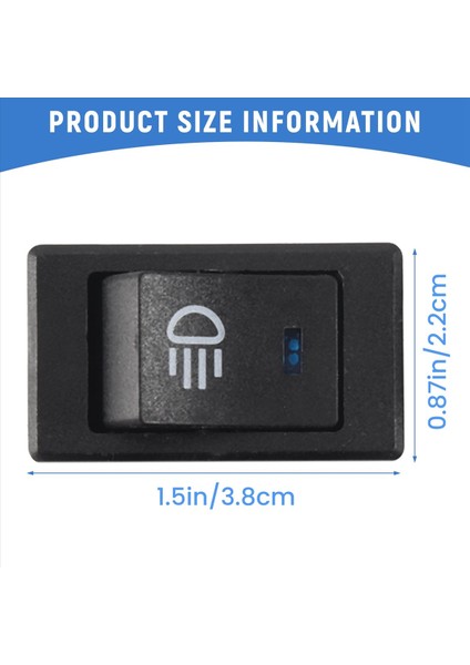 4x 12V 35A Araba Kamyon Teknesi Sis Lambası Rocker Anahtar LED Işık Gösterge Tahtası 4pin Siyah (Yurt Dışından) fırsatları