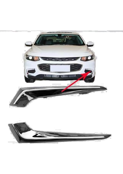 1 Çift Ön Tampon Sis Lambası Trim Şeritleri Krom Chevrolet Malibu 2016 -2018 Için Araba Styling Sis Lambası Kapağı (Yurt Dışından) fiyatları