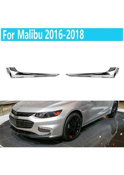 1 Çift Ön Tampon Sis Lambası Trim Şeritleri Krom Chevrolet Malibu 2016 -2018 Için Araba Styling Sis Lambası Kapağı (Yurt Dışından) fırsatları