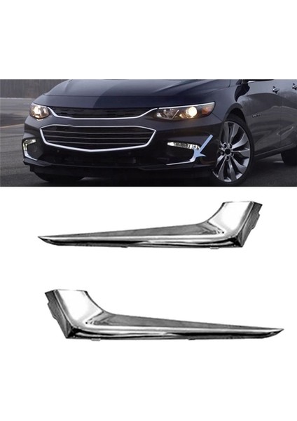 1 Çift Ön Tampon Sis Lambası Trim Şeritleri Krom Chevrolet Malibu 2016 -2018 Için Araba Styling Sis Lambası Kapağı (Yurt Dışından) indirimleri