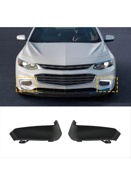 Ön Tampon Sis Lambası Kapağı Kaplama 23478373 23478374 Chevy Malibu Için 2016-2018 Sis Lambası Çerçevesi (Yurt Dışından) fiyatları