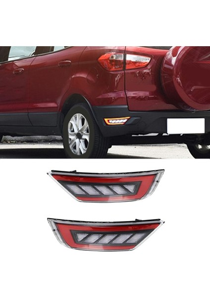2 Adet LED Arka Tampon Reflektör Işık Ford Focus 2 Için Mk2 Hatchback Ecosport Escape Kuga 2009-2020 Arka Sinyal Sis Lambası (Yurt Dışından) fiyatları