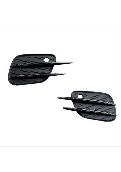 Karbon Fiber Desenli Araç Ön Sis Lambası Kapağı (Yurt Dışından)