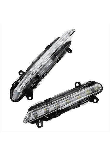 Mercedes Benz C Sınıfı W204 2008-2011 Front LED Gündüz Çalışma Işığı Sis Lambası Izgara Kiti 2218201756 2048852774 Sol (Yurt Dışından) fiyatları