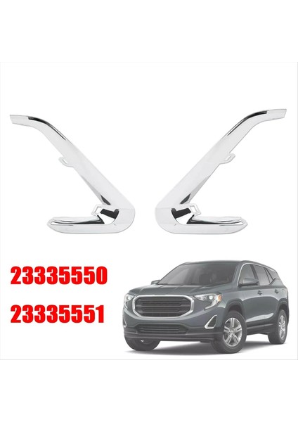 Araba Ön Sis Fark Çerçeve Krom Kapak Gmc Terrain 2018-2020 2333550 23335551 (Yurt Dışından)