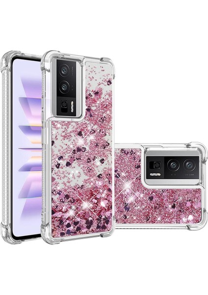 Xiaomi Poco F5 Pro Darbeye Sıvı Temizle Akan Tpu Sevimli Telefon Kılıfı (Yurt Dışından) modelleri