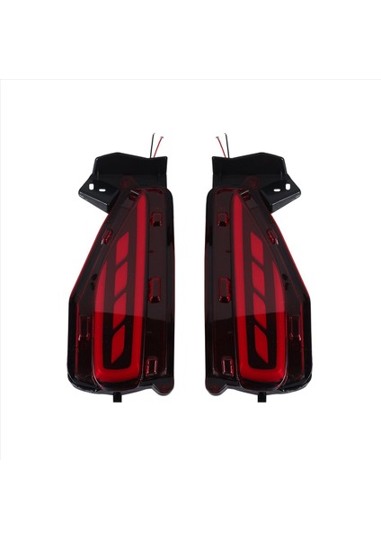 1 Çift LED Arka Tampon Reflektör Fren Kuyruğu Işık Lambası Toyota Fortuner Için 2015-2017&#39;YE Uyuyor (Yurt Dışından)
