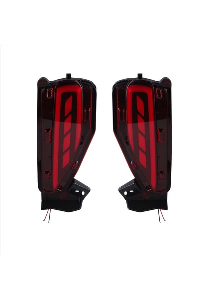 1 Çift LED Arka Tampon Reflektör Fren Kuyruğu Işık Lambası Toyota Fortuner Için 2015-2017&#39;YE Uyuyor (Yurt Dışından) fiyatları