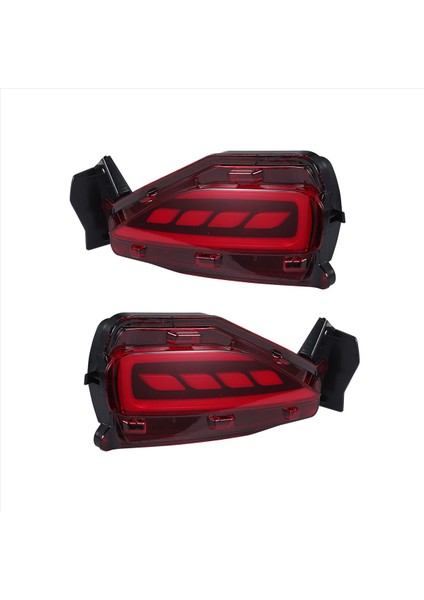 1 Çift LED Arka Tampon Reflektör Fren Kuyruğu Işık Lambası Toyota Fortuner Için 2015-2017&#39;YE Uyuyor (Yurt Dışından) indirimleri