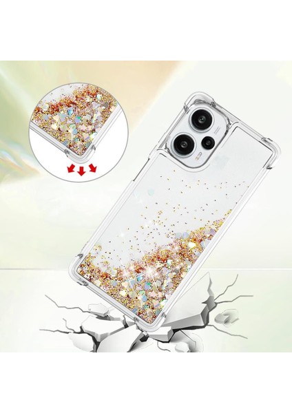 Xiaomi Poco F5 5g Tpu Koruyucu Quicksand Sıvı Temizle Telefon Kılıfı (Yurt Dışından) modelleri