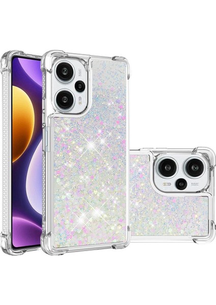 Xiaomi Poco F5 5g Tpu Koruyucu Quicksand Sıvı Temizle Telefon Kılıfı (Yurt Dışından) modelleri