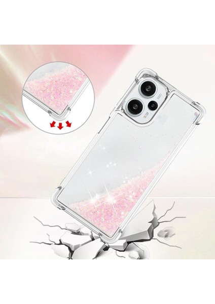 Xiaomi Poco F5 5g Tpu Koruyucu Quicksand Sıvı Temizle Telefon Kılıfı (Yurt Dışından) modelleri