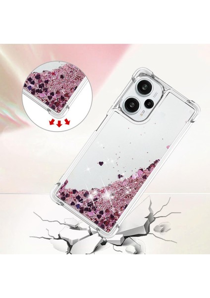Xiaomi Poco F5 5g Tpu Koruyucu Quicksand Sıvı Temizle Telefon Kılıfı (Yurt Dışından) modelleri