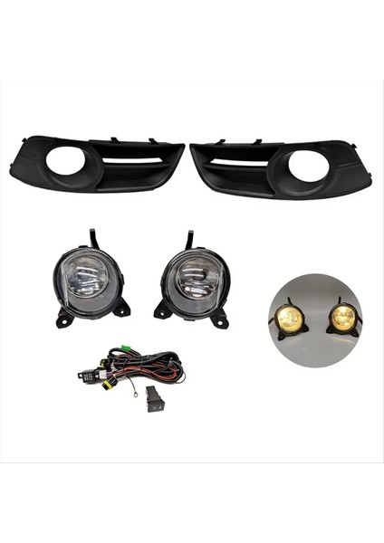 Ön Tampon Halojen Sis Lambası Çerçeve Kiti Kablo Demeti Toyota Corolla 2004-2006 Avrupa Sürüm Otomatik Parçaları (Yurt Dışından) fiyatları