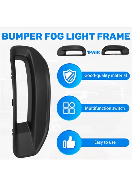 Araba Ön Tampon Sis Lambası Çerçeve Sis Lambası Kapağı 68274669AB Dodge Ram Için 1500 2019-2023 (Yurt Dışından) fırsatları