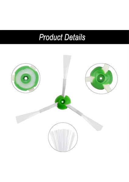 Irobot Roomba Için I ve E Serisi I7 I7+ Plus I8 I3 I6+/plus E5 E6 E7 5150 6198 7150 7550 Robot Vakumları Yan Fırça Seti (Yurt Dışından) modelleri