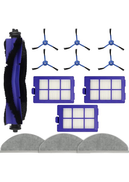 Eufy Robovac X8/ X8 Hybrid/ X8 Pro Robot Vakum Süpürge Ana Yan Fırça Hepa Filtreleri Mop Ceza Yedek Parçaları (Yurt Dışından)