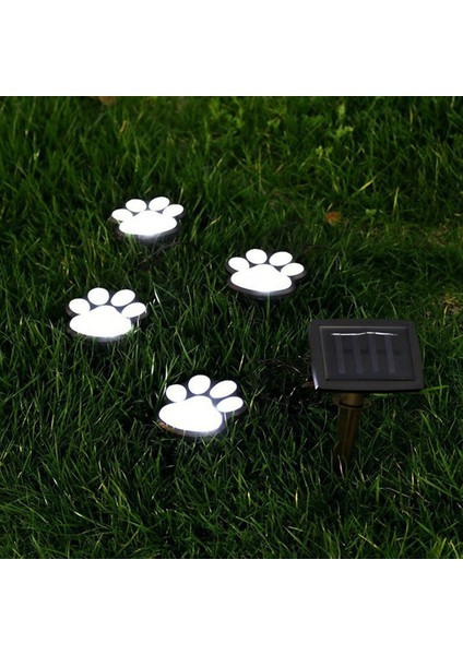 Kablosuz Set 4 Güneş Köpek Baskı Işıkları Bahçe Heykeli Fener LED Yol Işık Dış Hayvan Pet Lambası Çok Molor (Yurt Dışından)