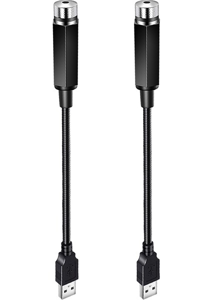 2pcs Gece Işık Projektör Araba Iç Işıklar Yıldızlı Lamba LED USB Powered Romantik Ev Çatı Araç Dekoru, Mor+Mavi (Yurt Dışından) modelleri